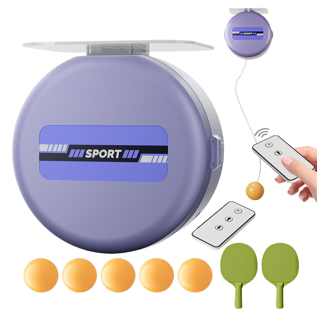 Tischtennis-Trainingsausrüstung, tragbares Tischtennis-Trainer-Set | Elektrisches Trainer-Kit Decken