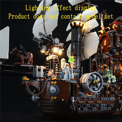 GEAMENT LED Licht-Set Kompatibel mit Lego Movie Eisenbarts See - Kuh (MetalBeard's Sea Cow) - Beleuc