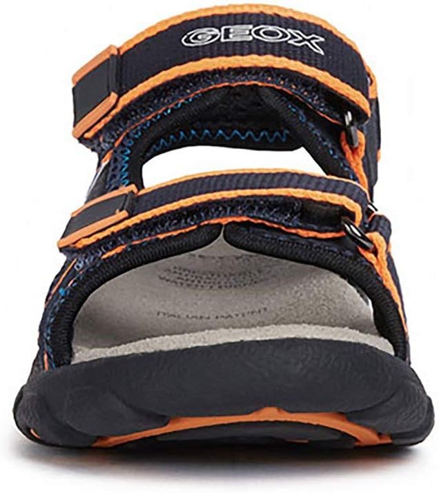 Geox Jungen Jr Sandal Strada A Open Toe Multifunktions-Sandalen mit perforierter Sohle für maximale