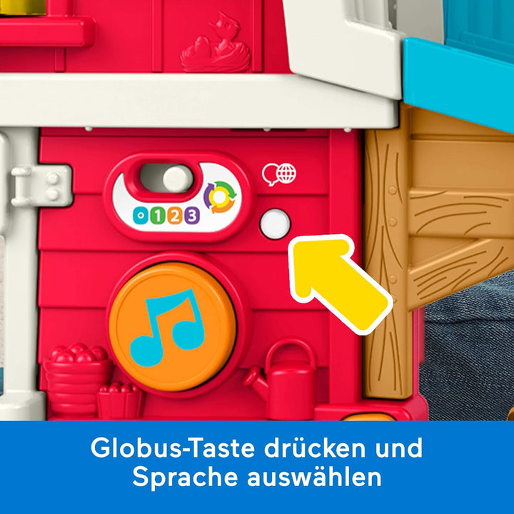 Fisher-Price Little People Tierfreundlicher Bauernhof. Interaktives Spielset für Kinder von 1–5 Jahr