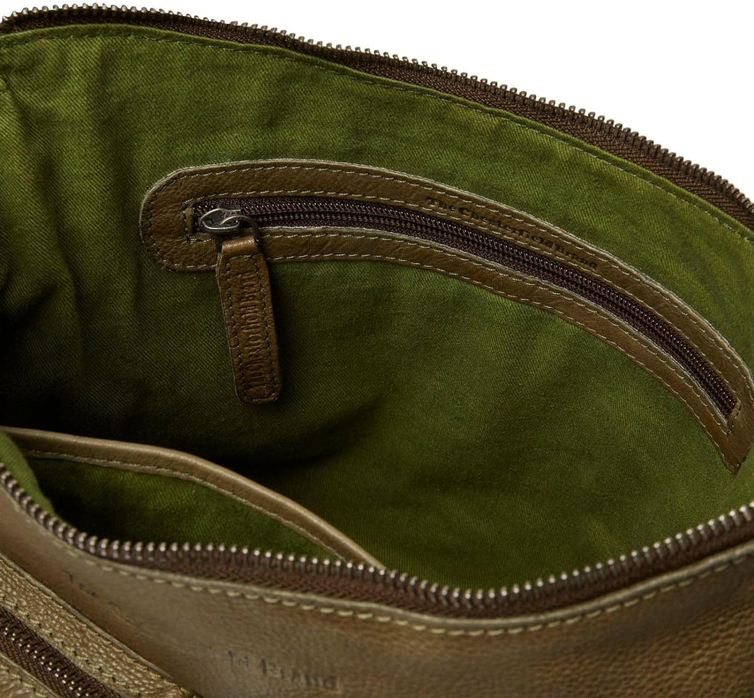 The Chesterfield Brand Washed Nitra Schultertasche Leder 29 cm