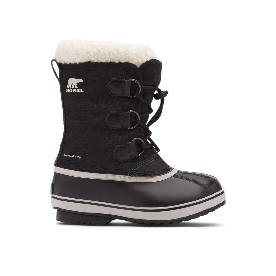 Sorel Unisex Kinder Yoot Pac Nylon Wp wasserdichte Schneestiefel, Black Youth Collection 2024