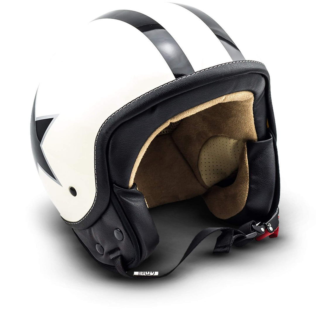 Soxon® SP-301 Star „Green“ · Jet-Helm · Motorrad-Helm Roller-Helm Scooter-Helm Moped Mofa-Helm Chopp