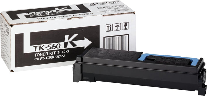 Kyocera TK-560K Original Toner-Kartusche Schwarz 1T02HN0EU0. Kompatibel für ECOSYS P6030cdn, FS-C530