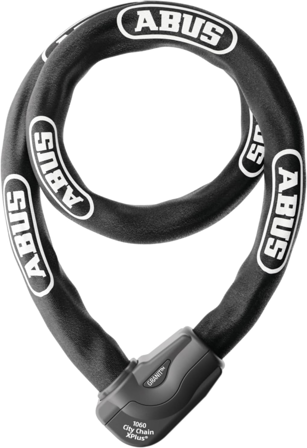 ABUS Kettenschloss Granit CityChain XPlus 1060 – Fahrradschloss aus gehärtetem Stahl – ABUS-Sicherhe