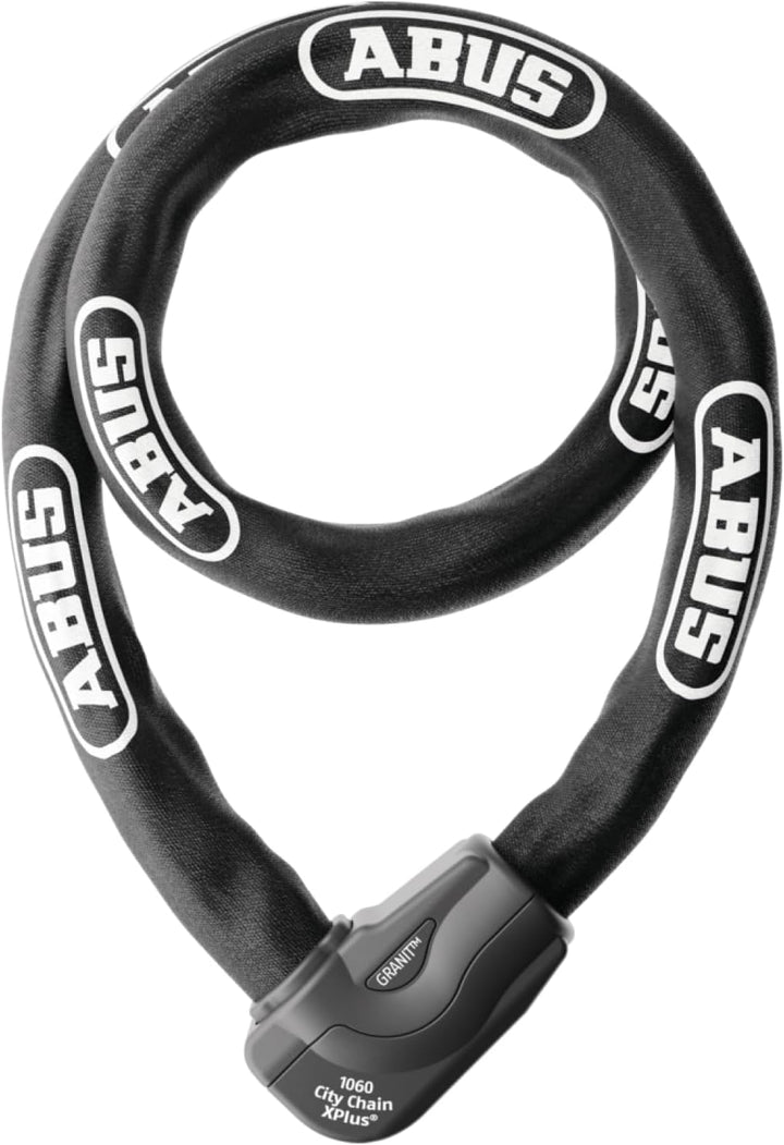 ABUS Kettenschloss Granit CityChain XPlus 1060 – Fahrradschloss aus gehärtetem Stahl – ABUS-Sicherhe
