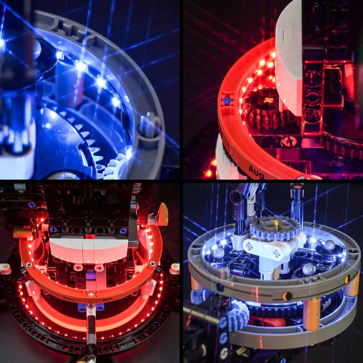 Led Licht Set für Lego 42179 Planet Earth and Moon in Orbit Building Set (Kein Lego), Dekorationsbel