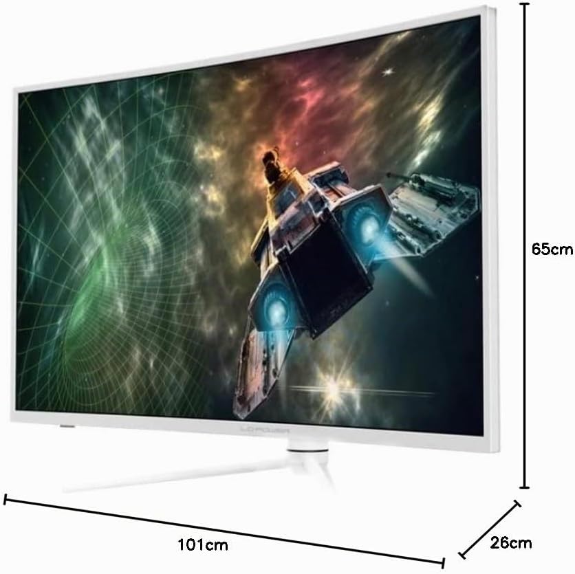 LC-Power LED-Monitor (gebogen, QHD, 97,79 cm (38,5 Zoll), LC-M39-QHD-165-C, Weiss