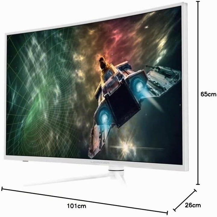 LC-Power LED-Monitor (gebogen, QHD, 97,79 cm (38,5 Zoll), LC-M39-QHD-165-C, Weiss