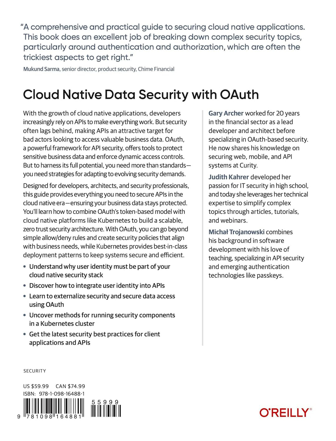 Cloud Native Data Security with OAuth: A Scalable Zero Trust Architecture, Taschenbuch