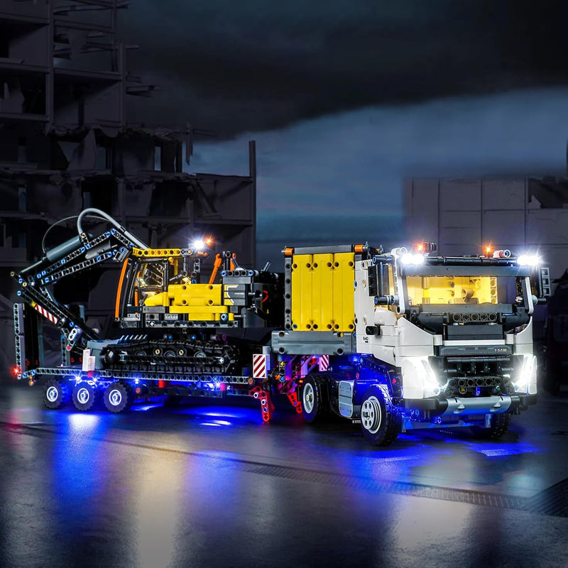 Led Licht Set Kompatibel mit Lego Volvo FMX Truck & EC230 Electric Excavator (Kein Modell), Dekorati