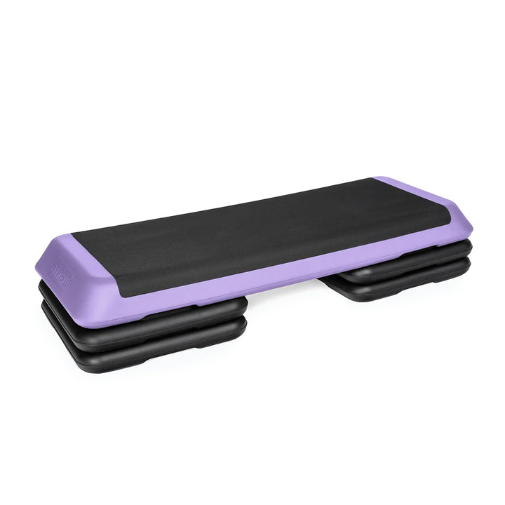 TREXO Stepper Für Zuhause - Aerobic Step mit 3-Stufiger Höhenverstellung, Fitness & Sport - Training