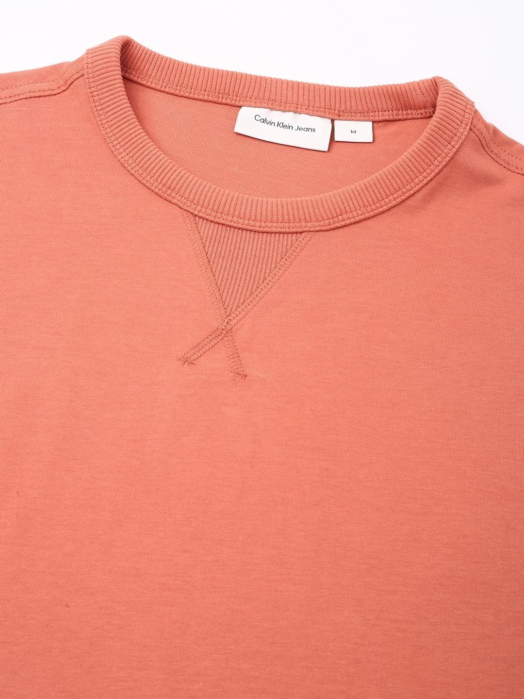 Calvin Klein Herren T-Shirt Kurzarm Badge Regular Tee Rundhalsausschnitt XXS Aragon, XXS Aragon