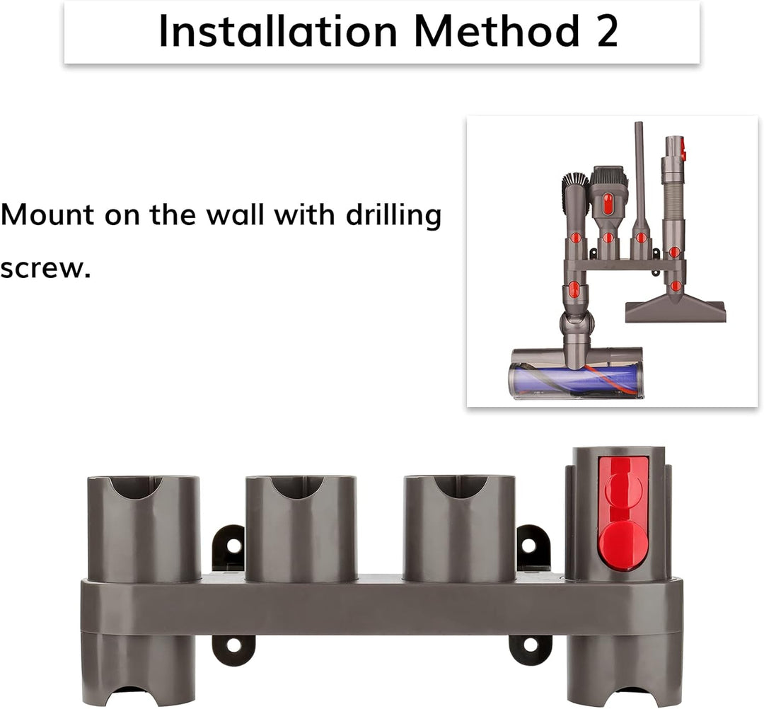 Wandhalterung Zubehörhalter für Dyson Gen5 G5 V15 V12 V11 V10 V8 V7 Staubsaugerzubehör, Dyson Aufsat