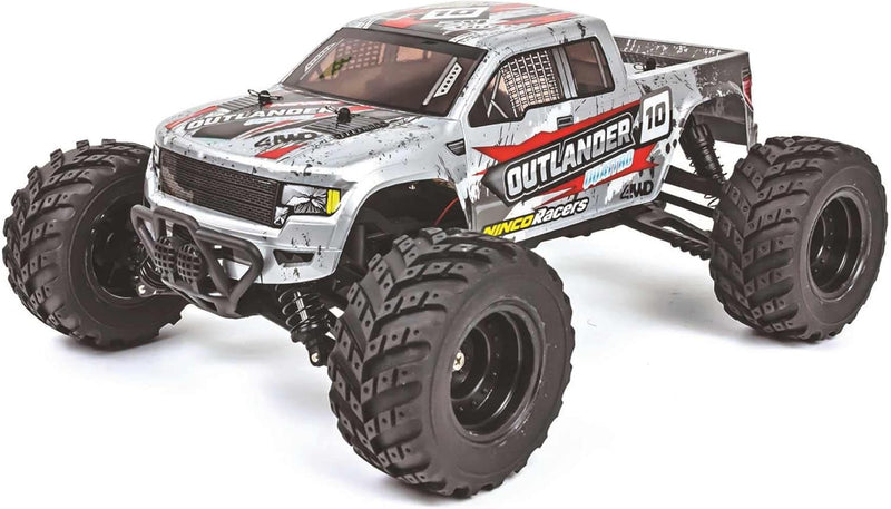 NincoRacers - Outlander 1/12 Ferngesteuerter Monstertruck mit 4 Rädern, Masse: 34 x 26 x 15,5 cm, Gr