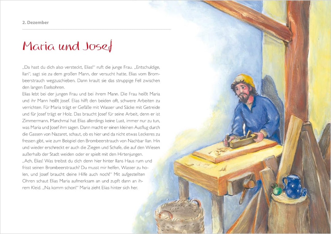 Elias auf dem Weg nach Bethlehem. Ein Folien-Adventskalender zum Vorlesen und Gestalten eines Fenste