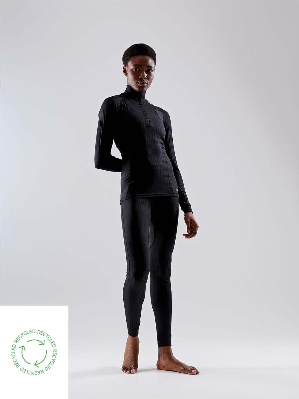 Craft Damen Active Extreme X Zip Ls W Oberteile M Schwarz, M Schwarz