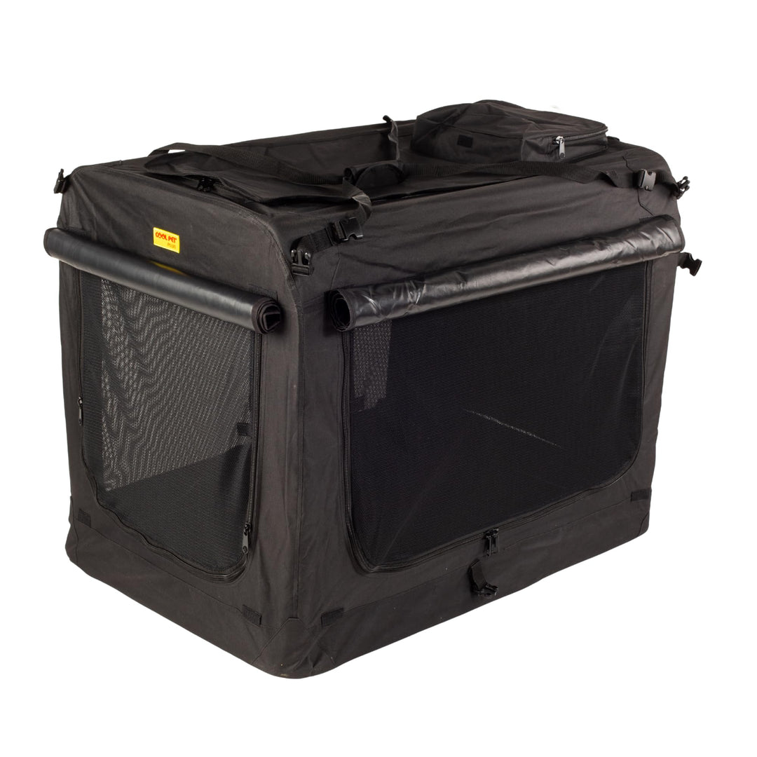 Hundebox 122 * 79 * 91cm 4XL, Hundehütte,Box für Hund, Transportbox, Box für Katze (schwarz), schwar
