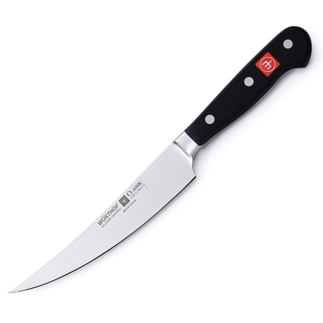 Wüsthof BBQ- und Zubereitungsmesser, Classic (4610-7/16), 16 cm Klingenlänge, geschmiedet, rostfreie