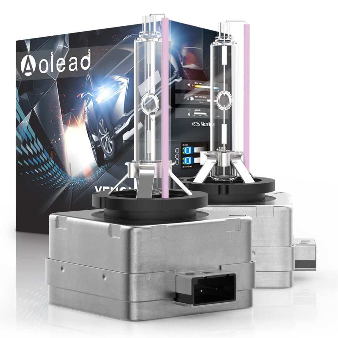 AOLEAD D1S Xenon Brenner Hid Xenon Scheinwerferlampe 12V 35W, 10000K (2 Lampen), 10000K