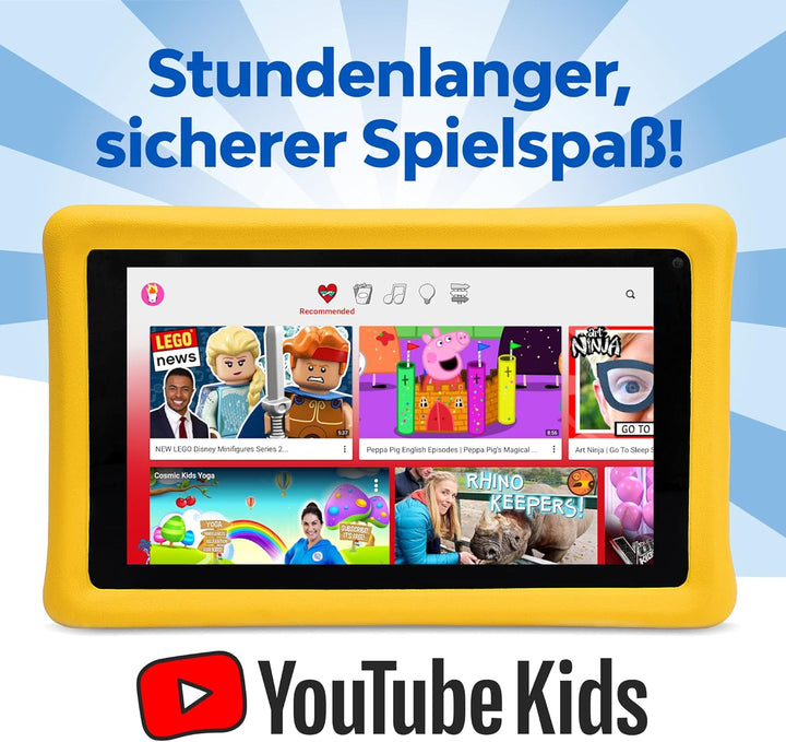 Pebble Gear Kinder Tablet - Disney Pixar Toy Story | 7 Zoll Kids Tablet mit kindgerechter Hülle, elt