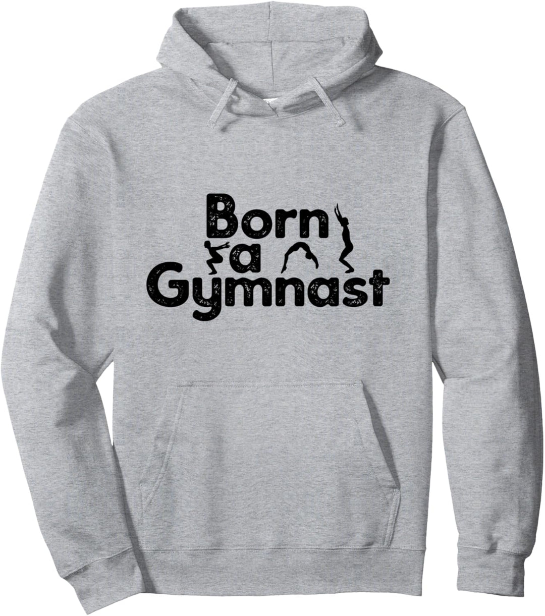 Geboren als Turner Gymnastik Pullover Hoodie