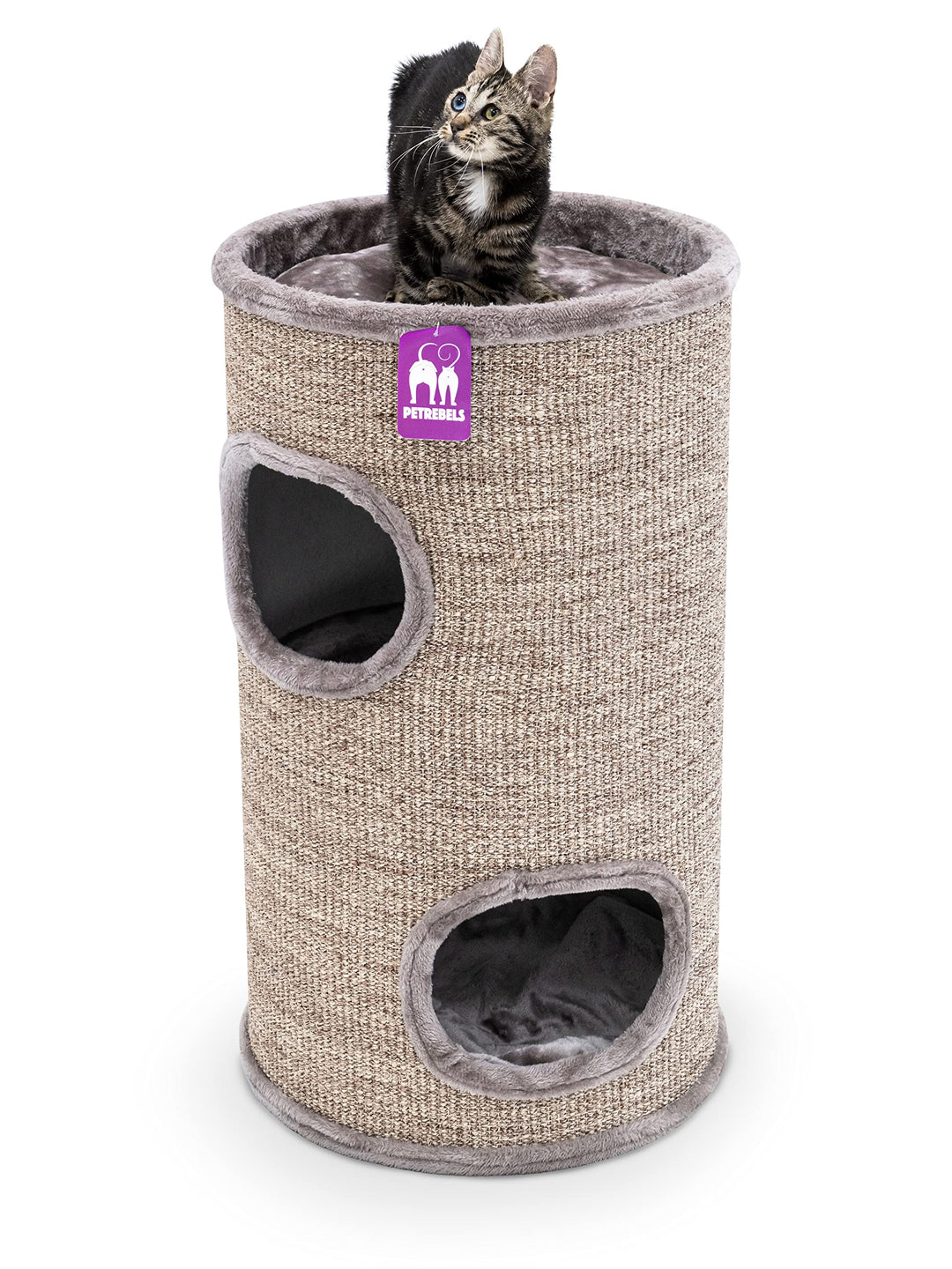 Petrebels Kratztonne Dome 80 cm hoch, Ø 45 cm, extra Breit und Schwer für Ultimative Stabilität, Far