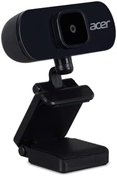 Acer FHD Webcam (2 Megapixel, 30 FPS, integriertes Mikro, kompatibel mit Win, Linux, Mac und Android