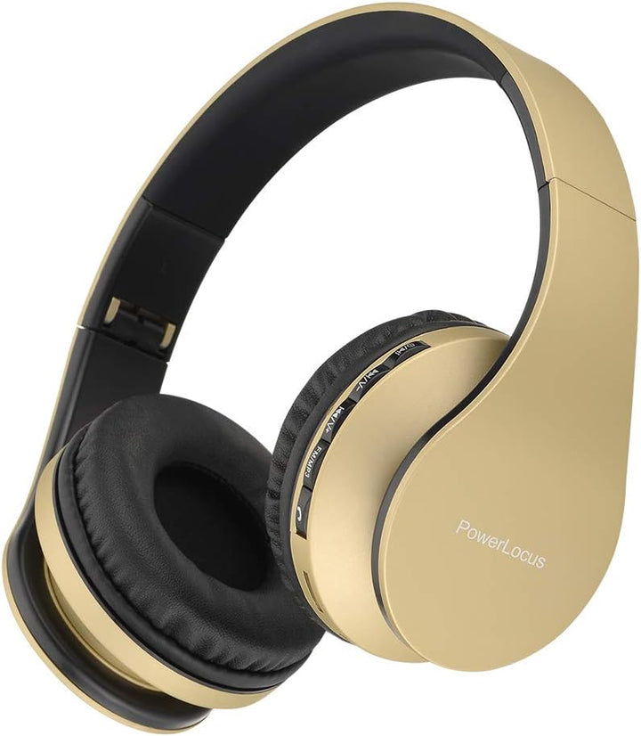 PowerLocus P1 Bluetooth Kopfhörer Kabellos, Wireless 5.0 Bluetooth Kopfhörer Over-Ear, Over Ear Kopf