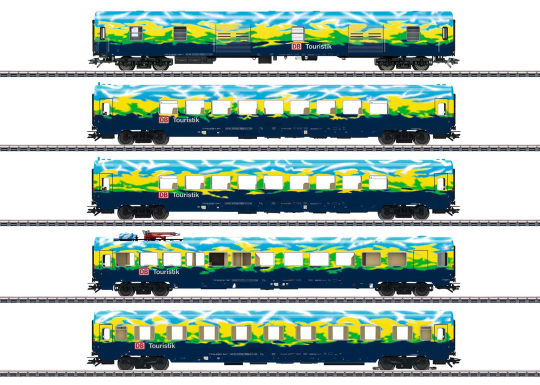 Märklin 43879 H0 5er-Set Personenwagen Touristikzug der DB AG