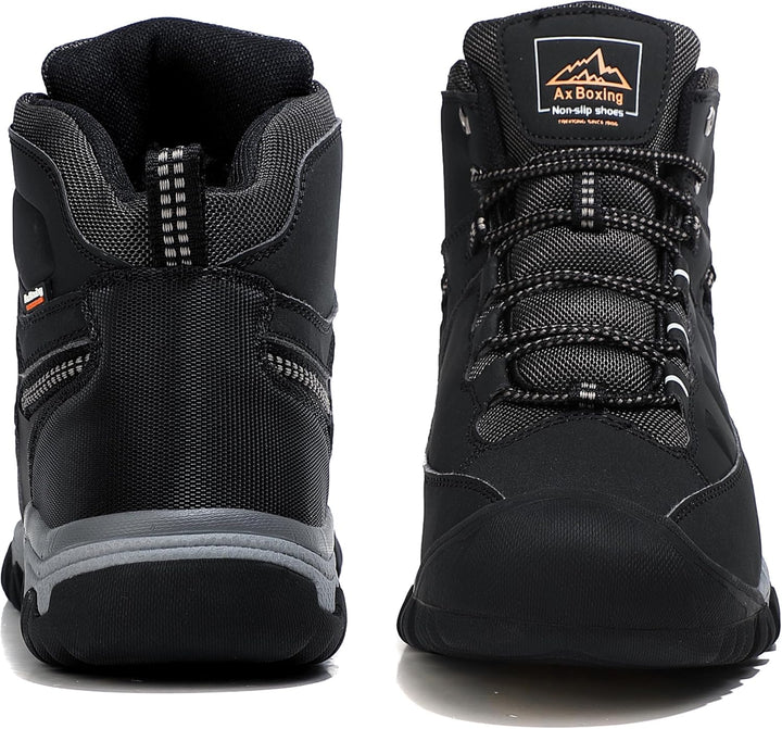 AX BOXING Winterschuhe Herren Gefüttert Winterstiefel Warm Wanderschuhe Draussen Winterboots Rutschf