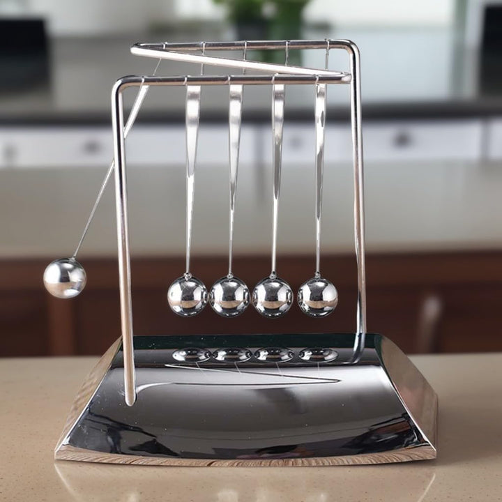 Einzigartige Z-Form Newton Kugelstosspendel Kugelspiel, Newton Pendel, 5 Kugeln Kugelpendel, Pendelk
