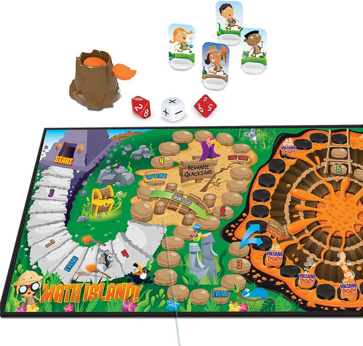 Learning Resources Maths Island Addition & Subtraktion Spiel, Lernspiele, Mathe-Spiele für 6-Jährige