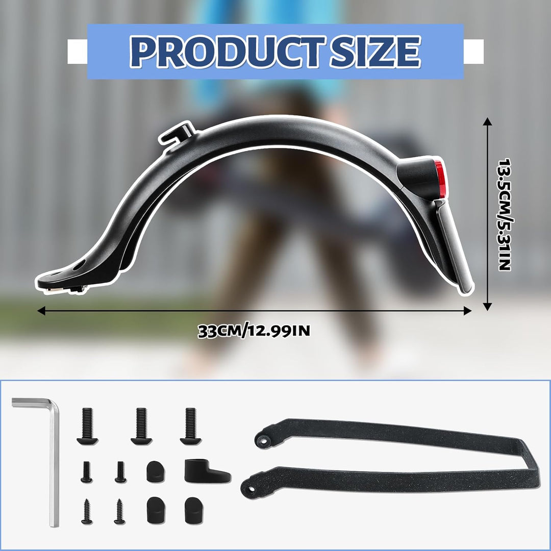 Hinteres Schutzblech Electric Scooter Hinterer Kotflügel Ersatz Sets Kompatibel für Xiaomi E Roller