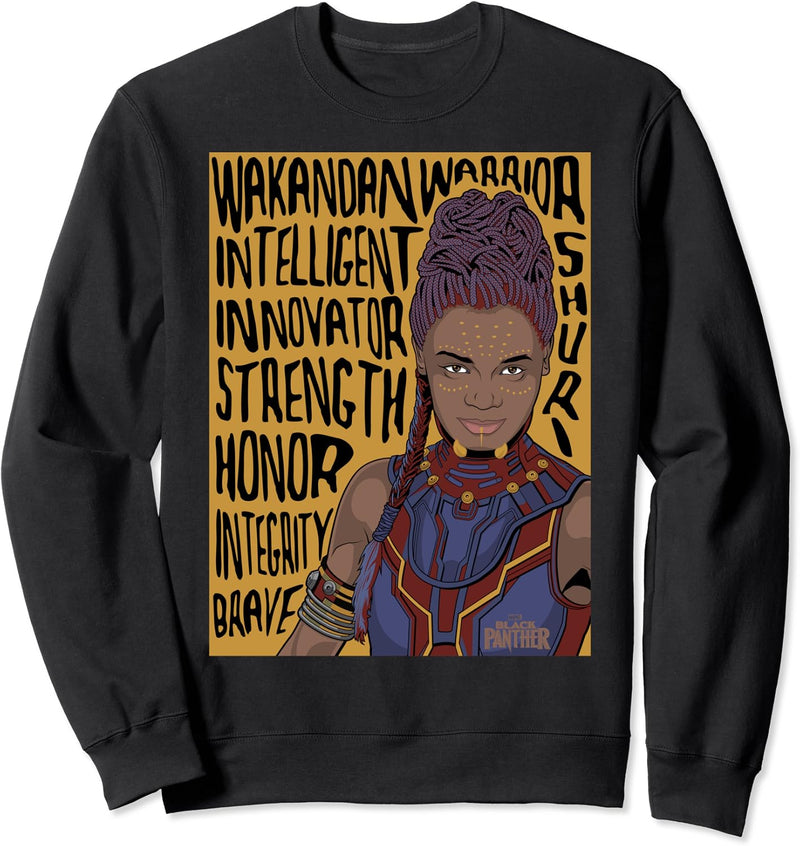 Marvel Black Panther Shuri Definitions Poster Sweatshirt