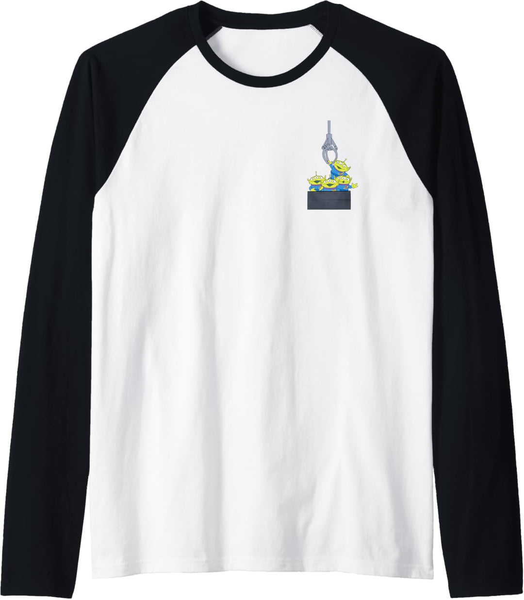 Disney Pixar Toy Story Aliens Claw Machine Pocket Raglan