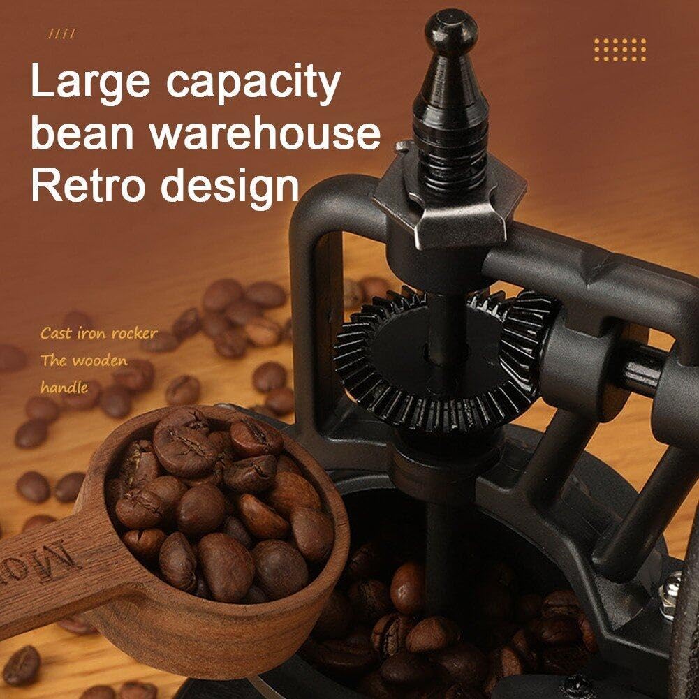 Manuelles Kaffeemühle Retro Ferrris Rad Kaffeebohnenschleife Tragbare Kaffeebohnen -handschleifmasch