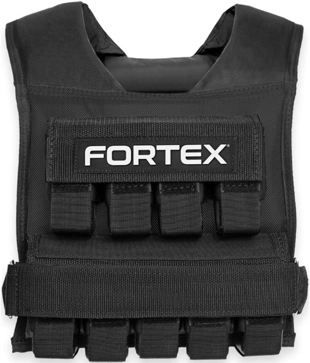 Fortex Gewichtsweste 10-20kg mit herausnehmbaren Gewichten | Trainingsweste Fitnessweste