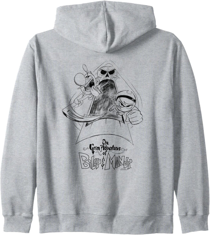 The Grim Adventures of Billy & Mandy Hand-Drawn Grim Kapuzenjacke