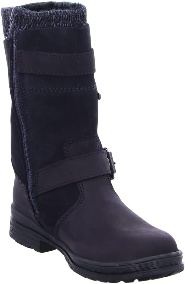 Däumling Marco RV - Alia Mädchen Langschaft Stiefel 28 EU Blau Denver Ozean 48, 28 EU Blau Denver Oz