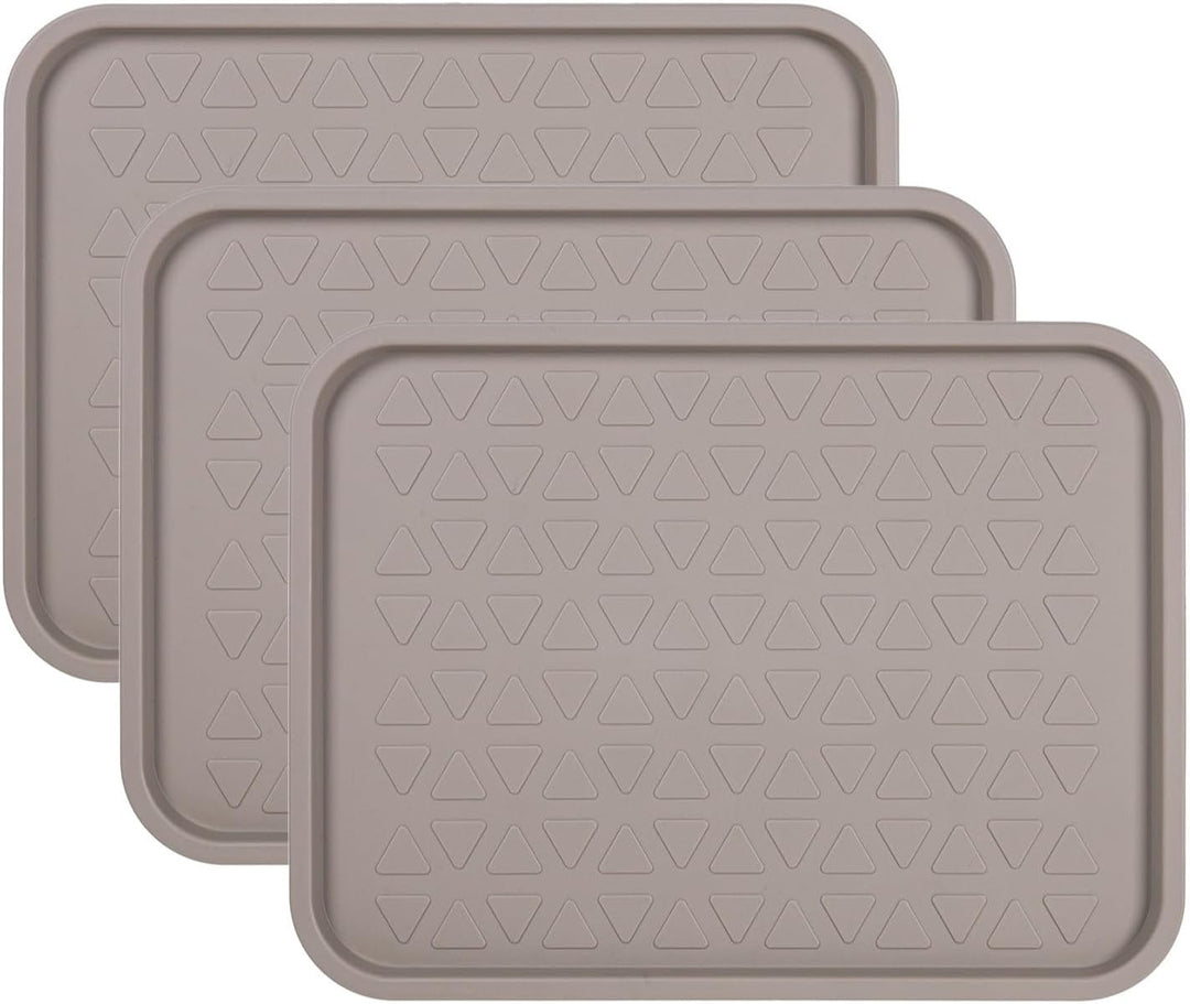 Set Schuhabtropfschale Schuhmatte wasserdichte, pflegeleicht, Kunststoffmatte schützt Böden Schuhabl