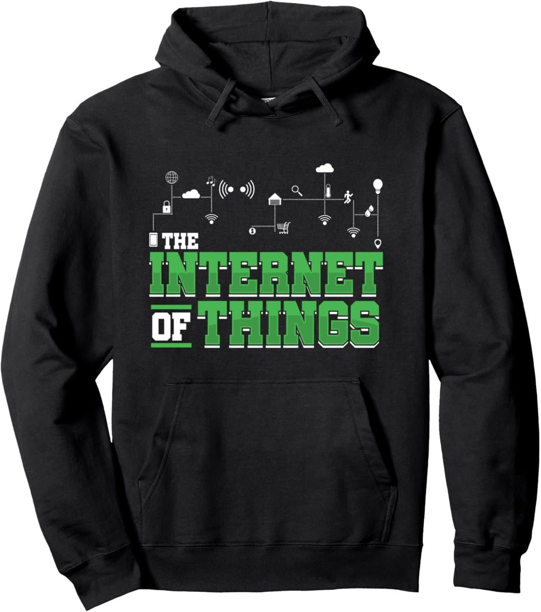 Internet Der Dinge Technologie IoT IdD Allesnetz IT Zukunft Pullover Hoodie