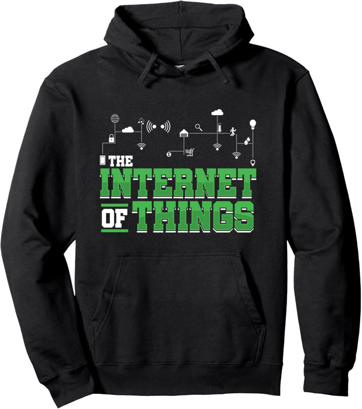 Internet Der Dinge Technologie IoT IdD Allesnetz IT Zukunft Pullover Hoodie