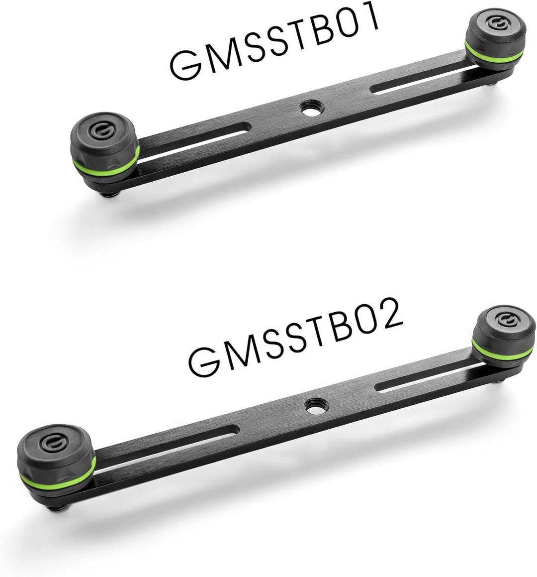 Gravity MS STB 02 - Stereoschiene für 2 Mikrofone 60-220 mm, stufenlos einstellbar, schwarz 60 - 220