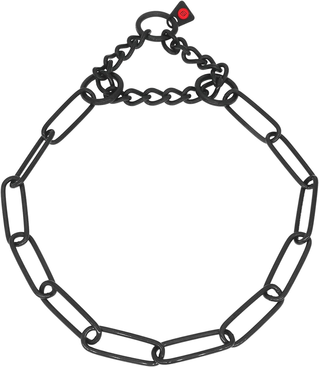 Sprenger Hundehalskette mit Durchzugskette 3mm I Edelstahl rostfreies Hundehalsband für langhaar Hun