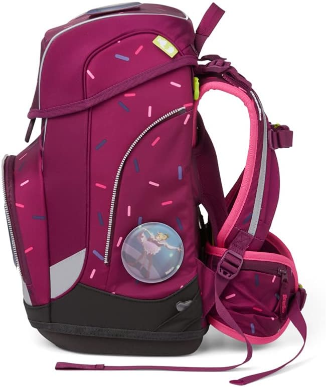 ergobag cubo Set ergonomischer Schulrucksack, Set 5-teilig Einheitsgrösse Der Nussknackbär -