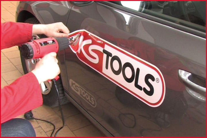 KS Tools 960.1190 Heissluft-Gerät Satz inkl. 4 Aufsätze