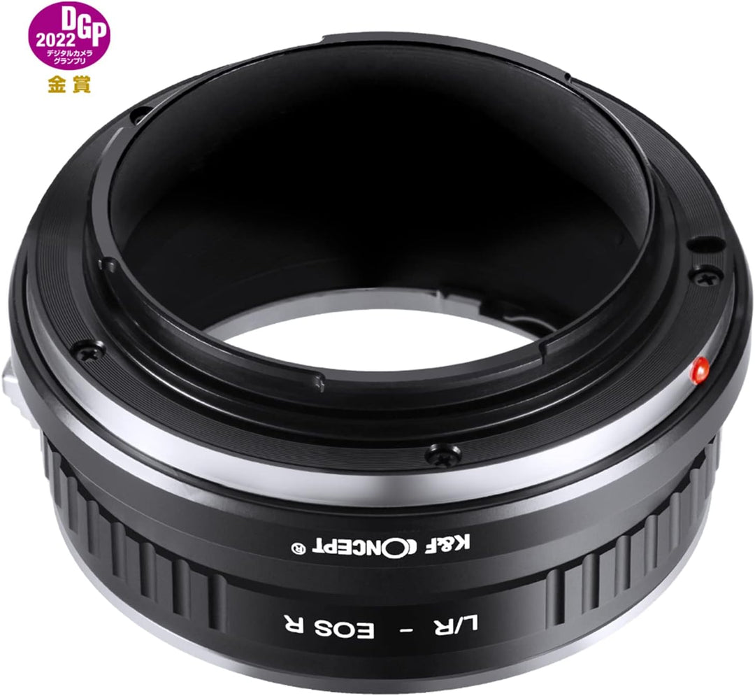 K&F Concept Lens Mount Adapter L/R-EOS R Manueller Fokus Kompatibel mit Leica R Objektiv zu Canon EO