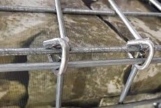 Gabionen Ringzange für Drahtringe inkl. 100 Ringklammern