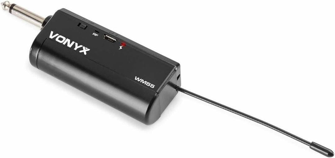 Vonyx WM55 - Mikrofon drahtlos, Wireless UHF Microphone, MIC, kabelloses Mikrofonsystem, Akkubetrieb
